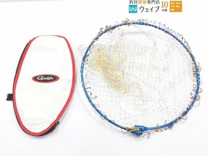 SIYOUEI 昌栄 08 ウルトラフレーム タモ網 直径40cm ・がまかつ タモカバー 玉枠 玉網 計2点 中古