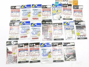 ダイワ 月下美人 SWロックフィッシュジグヘッド 2.0g オーナー カルティバ メバルショット 1.8g 等 アジ メバル 計20点