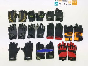 ダイワ トーナメント 防寒グローブ DG-1122TW 他 シマノ、RBB、ペンギンエース 等 グローブ 計10点セット