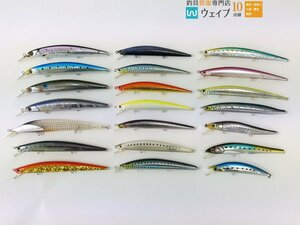 アイマ 魚道130MD、デュオ タイドミノースリム、タックルハウス M、メガバス X-120SW、ダイワ ショアラインシャイナー 他 計21個