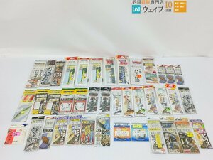 ささめ針 ヒラメ移動式、ヤマシタ PROサビキ、オーナーばり ぶっ込みのませ 等 計39点 仕掛セット