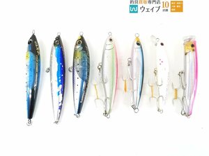 タックルハウス フィード ダイビングウォブラー 175mm 83g ・ シマノ 別注平政 190F フラッシュブースト 等計7個中古