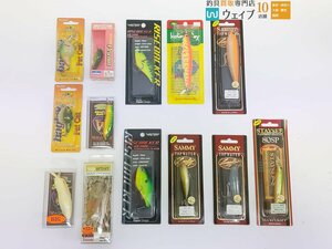 ラッキークラフト サミー 100、ザウルス ホッツィートッツィー、ウッディベル シャローラビット 他 計13点セット 未使用品