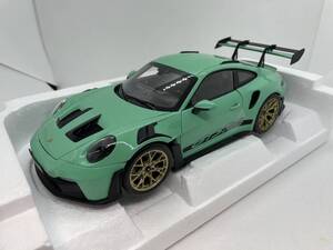 ノレブ 1/18 ポルシェ Porsche 911 992 GT3 RS 2022 Mint Green J02-05-201-2