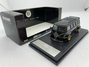 IM Inspire Model 1/64 フォルクスワーゲン VW T1 Kombi ブラジル ブラック J08-1-222