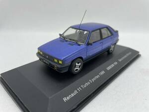 ODEON 1/43 ルノー Renalt 11 Turbo 5 portes 1986 ブルー ODEON154 J04-04-164