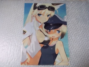 島田フミカネ ART WORKS OF STRIKE WITCHES メロンブックス特典クリアファイル / マルセイユ エーリカ