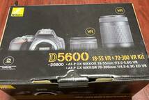 ■ショット数少なめ■室内使用のみ(極上美品) Nikon ニコン D5600 ダブルズームレンズ 18-55 70-300mm ＋元箱・おまけ付き_画像10