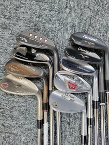 109893。《まとめ/1000円~》ゴルフクラブウェッジまとめ Titleist Taylormade cobra 他 計9本