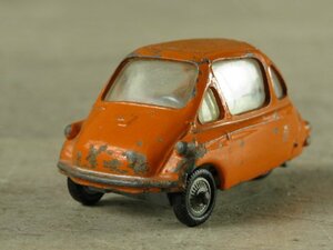 i46ビンテージミニカー CORGI TOYS 三輪自動車 バブルカー/アンティーク*昭和レトロ*イセッタ*レア*イギリス製*旧車*クラシックカー*英国