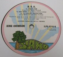 ☆彡 英國盤 King Crimson / USA [ UK ORIGINAL LP '75 Island Records ILPS 9316 ] MAT 1 / 1_画像5