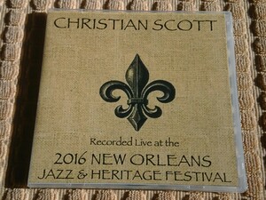  ●CD● CHRISTIAN SCOTT / Recorded Live at the 2016 NEW ORLEANS JAZZ & HERITAGE FESTIVAL (616450420082)