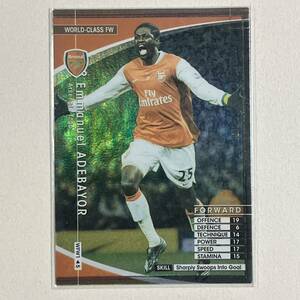 ♪♪WCCF 07-08 WFW エマニュエル・アデバヨール Emmanuel Adebayor Arsenal 2007-2008♪三点落札で普通郵便送料無料♪