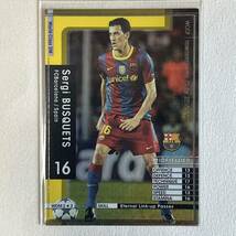 ♪♪WCCF 10-11 WDM セルジ・ブスケッツ Sergi Busquets Barcelona 2010-2011♪三点落札で普通郵便送料無料♪_画像1