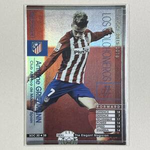 ♪♪WCCF 15-16 SOC アントワーヌ・グリーズマン Antoine Griezmann Atletico Madrid 2015-2016♪三点落札で普通郵便送料無料♪