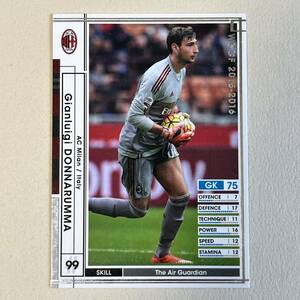 ♪♪WCCF 15-16 白 ジャンルイジ・ドンナルンマ Gianluigi Donnarumma AC Milan 2015-2016♪三点落札で普通郵便送料無料♪