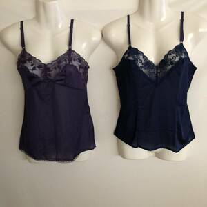 SK-118　☆♪The D-KG9002 & K-TG2805 EXCEL Beauty Ladys Lingerie♪☆ エクセルキャミスリップ　2点　 Mサイズ(B80cm）