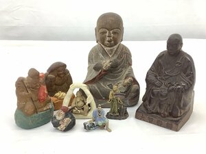 弘法大師 石像 七福神 大智禅氏 他 8点まとめ 記念名記入有 中古品 ACB