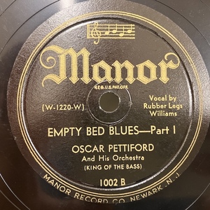 ■即決SP78 Oscar Pettiford / Worried Life - Empty Bed Blues Part1 1002 j39573 こちらはSP盤になります。 オスカー・ペティフォード