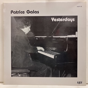 ■即決 JAZZ ej4220 Patrice Galas / Yesterdays Ajcf02 仏オリジナル パトリス・ギャラス