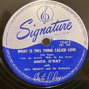 ■即決SP78 Anita O'Day / What Is This Thing Called Love - Boot Whip 15162 jv5965 こちらはSP盤になります アニタ・オデイ