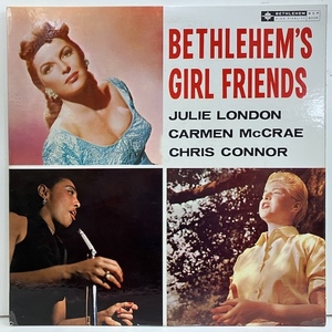 ■即決 VOCAL VA Bethlehem's Girl Friends Bcp6006 jv5989 米オリジナル、リーフDg Mono Pat星刻印 JULIE LONDON