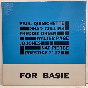 ■即決 JAZZ Paul Quinichette / For Basie prlp7127 j39803 米オリジナル、Nyc Dg Gg Mono Rvg機械刻印 ポール・クイニシェット 