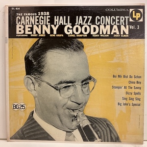 ■即決 JAZZ Benny Goodman / The Famous 1938 Carnegie Hall Jazz Concert Vol3 cl816 j39805 米盤、2eye Mono