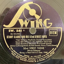 ■即決SP78 Kenny Clarke And His 52nd Street Boys / 52nd Street Theme - Rue Chaptal SW244 j39851 BUD POWELL_画像1