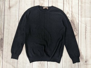 19．Mabuchi 馬淵 カシミヤ100 カシミア100 ニットセーター レディースL 黒 x610