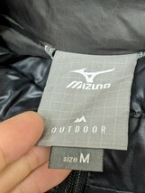 14．MIZUNO ミズノ ブレスサーモ仕様　ダウンジャケット メンズM　黒系 y607_画像3