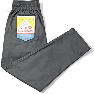 Mサイズ COOKMAN シェフパンツ チャコールグレー クックマン Chef Pants Charcoal