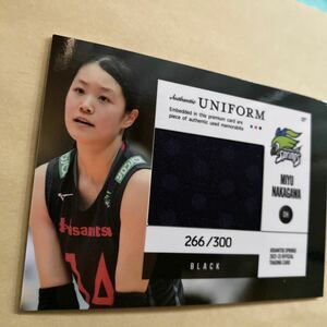 2022-23 久光スプリングス 女子バレーボール スペシャルカード 中川美柚　ユニフォーム　ジャージ Jersey 直筆サイン以外