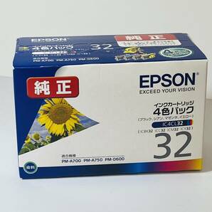 【新品未使用 期限24/3】エプソン 純正 インクカートリッジ ヒマワリ IC4CL32 4色パック (4547426670074）