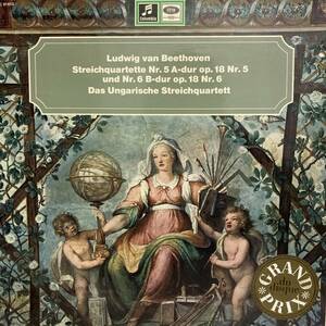 LP独コロンビア ハンガリーSQ ベートーヴェン 弦楽四重奏曲5,6番 