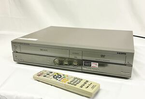 ◆ 【AQUOS】アクオス/SHARP/シャープ/VHS/DVD/HDD/一体型レコーダー/DV-ACV32/2006年製/動作品/リモコン付き ◆