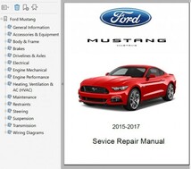 マスタング Mustang 2015-2017 ワークショップマニュアル 整備書 ボディー修理 修理書 配線図 コンバーチブル_画像1