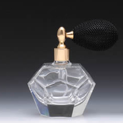  Hiromichi atomizer valve(bulb) atomizer L strut diamond cut glass 4505 metal Gold BULB ATOMIZERS L STRAIGHT unused 
