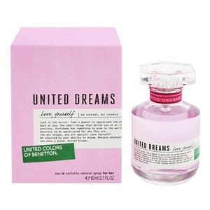 ベネトン ユナイテッドドリーム ラブユアセルフ EDT・SP 80ml 香水 フレグランス UNITED DREAMS LOVE YOURSELF BENETTON 新品 未使用