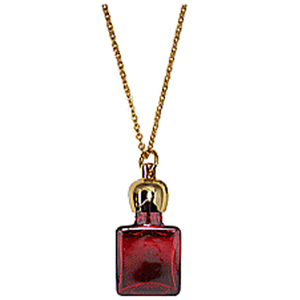 hirose atomizer 1cc aroma pendant hole type 14184 hole square ( wine red / Gold ) 1ml HIROSE ATOMIZER new goods unused 