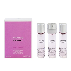 シャネル チャンス オー タンドゥル ツイスト (セット) (リフィル) 20ml×3 香水 フレグランス CHANCE EAU TENDRE TWIST AND REFILL 未使用