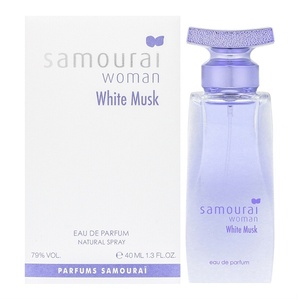 アランドロン サムライ ウーマン ホワイトムスク EDP・SP 40ml 香水 フレグランス SAMOURAI WOMAN WHITE MUSK ALAIN DELON 新品 未使用