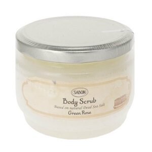 サボン ボディスクラブ グリーン・ローズ 320g 化粧品 コスメ BODY SCRUB GREEN ROSE SABON 新品 未使用