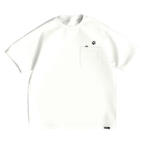 ジャックウルフスキン JP ポーインポケットTシャツ V2(メンズ) M ホワイトトラッシュ #5023432-5018 JP PAW IN POCKET T V2 JACK WOLFSKIN