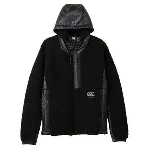 カンタベリー ボアフリースジャケット(メンズ) M ブラック #RP41550-19 BOA FLEECE JACKET CANTERBURY 新品 未使用