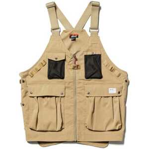 ナンガ タキビリップストップ フィールドベスト (ユニセックス) S ベージュ #N11DEGE4-BEG TAKIBI RIPSTOP FIELD VEST NANGA