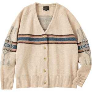 ペンドルトン ワイドカーディガン(レディース) ブラウン(HARDING) フリー #19801879-013 WIDE CARDIGAN (WOMENS) PENDLETON 新品 未使用