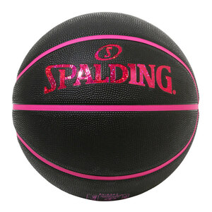 スポルディング ホログラム バスケットボール 6号球 ブラック×ピンク #84-534J SPALDING 新品 未使用