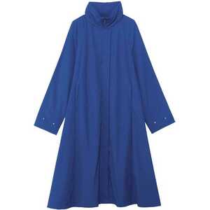 ダンスキン コンパクトロングコート(レディース) L ブルー #DC323301-B COMPACT LONG COAT DANSKIN 新品 未使用