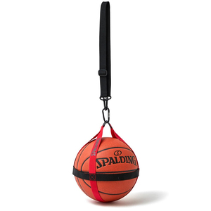 スポルディング ボールハーネス ブラック×レッド 直径約27cm(5-7号球対応) #50-013RD SPALDING 新品 未使用